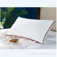 더블 라인 던지기 폴리에스터 품질 호텔 표준 베개